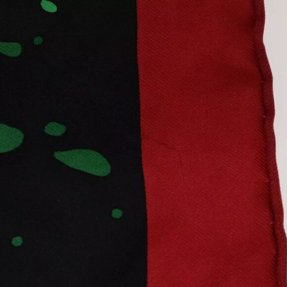 HERMES Carre 40 Graffiti Scarf Silk Black Multicolor Auth - Picture 3 of 7